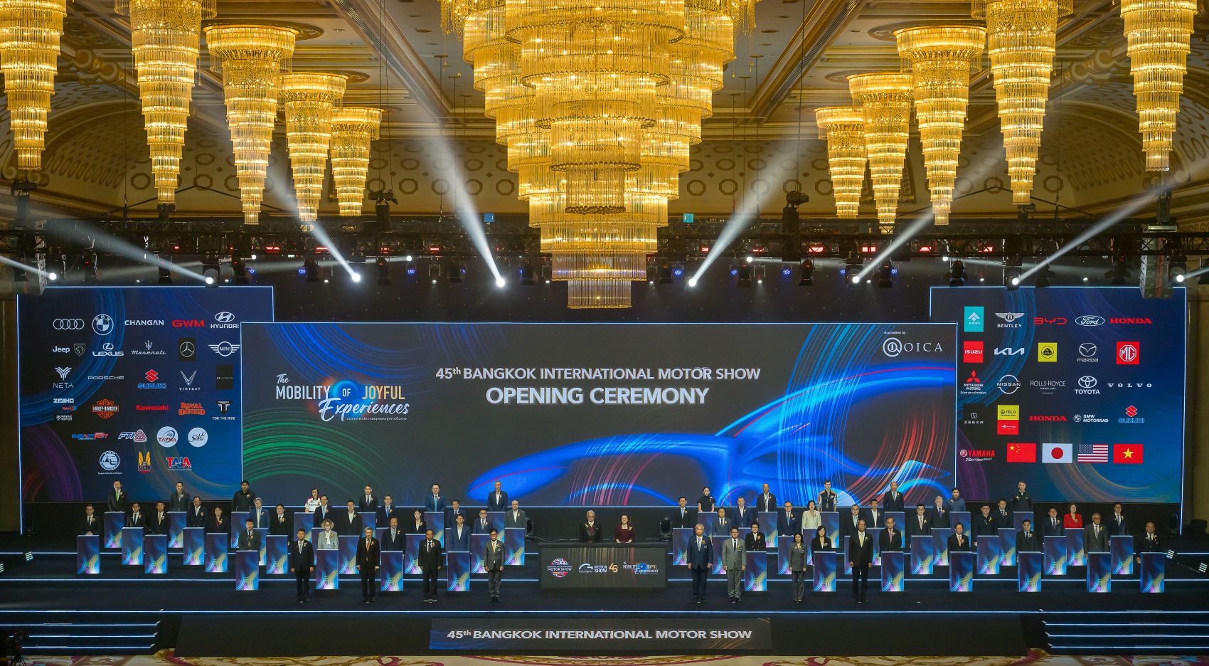 Opening Ceremony of the Bangkok International Motor Show 2024 “The Mobility of Joyful Experiences: Every Journey’s Pleasurable Experience”