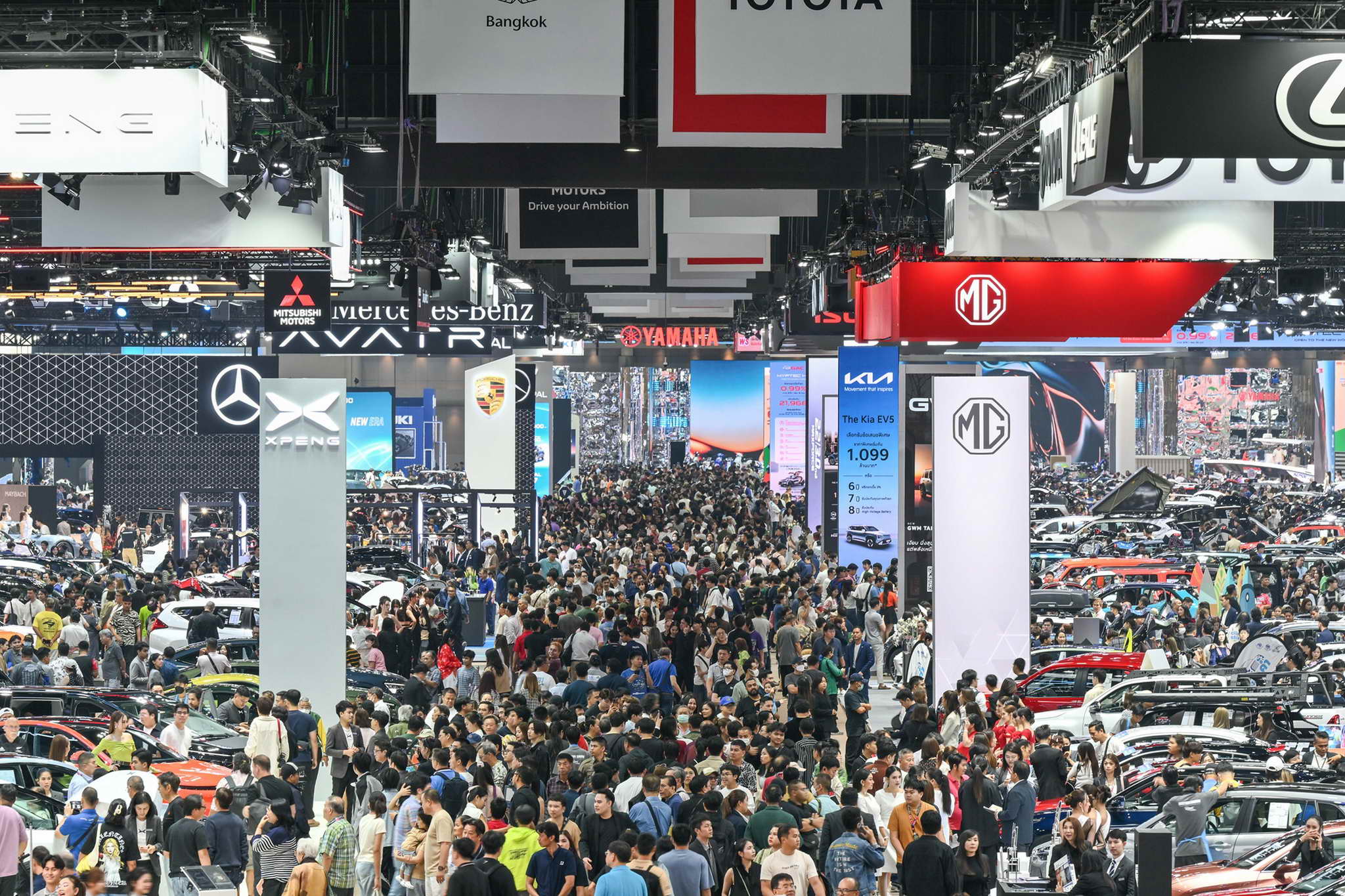 “46th Bangkok International Motor Show” Automakers Report 79,000 Bookings, a 44.8% Increase Confident the Surge Will Help Stimulate Thailand’s 2025 Auto Market