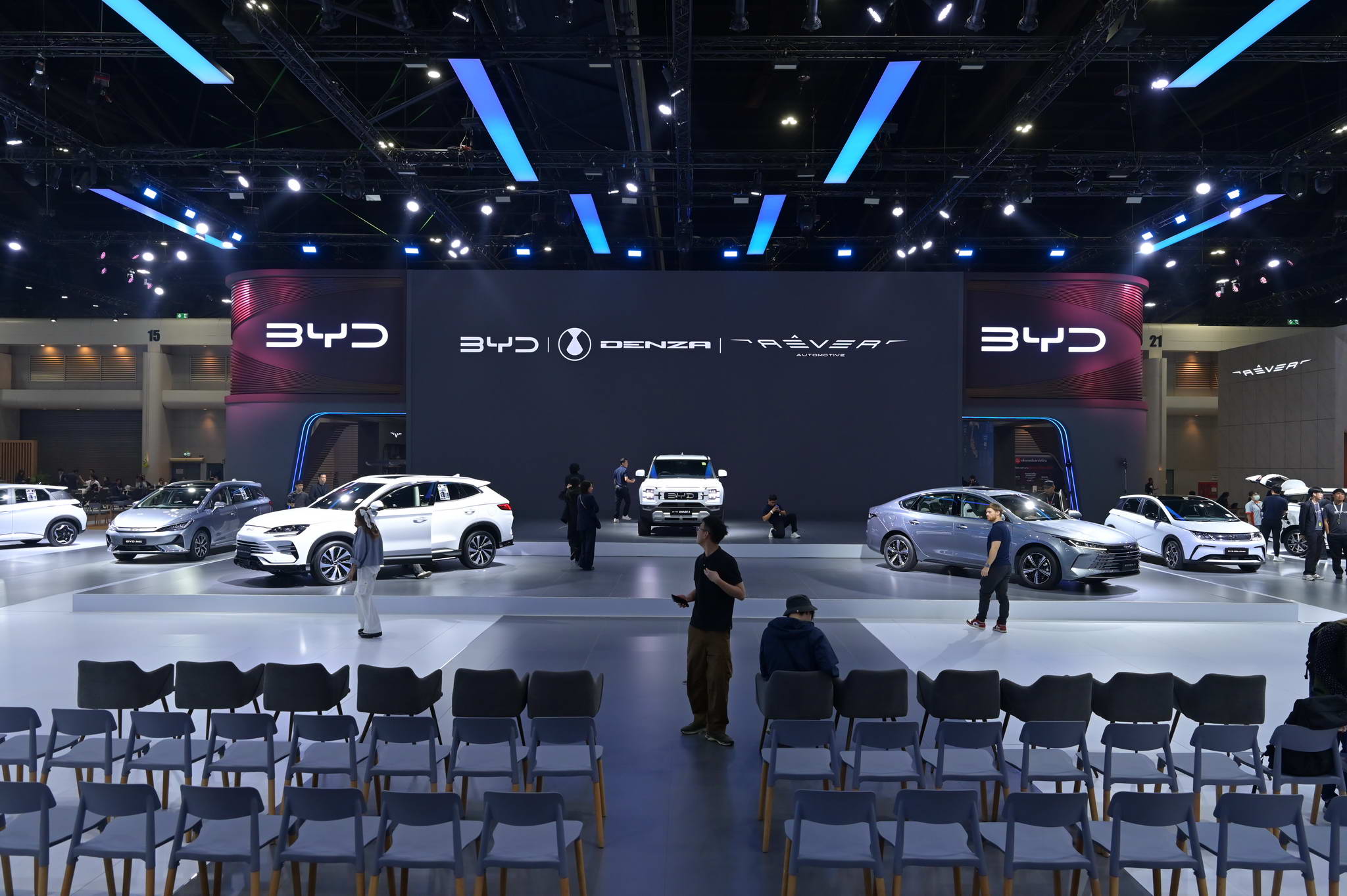 Rave Motors BYD and DENZA at the 2025 Bangkok Show, The largest exhibition area of the event  will be the BYD Lab.   